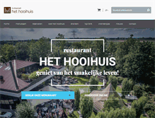 Tablet Screenshot of hooihuis.nl